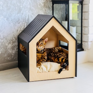 Modern dog and cat house/dog bed/cat bed/wooden pet house/modern pet house/modern pets furniture/dog pillow/cat pillow/indoor dog house