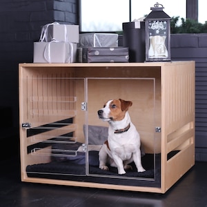 Lucite dog crate outlet