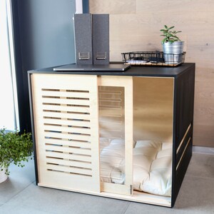 Acrylic dog best sale kennel