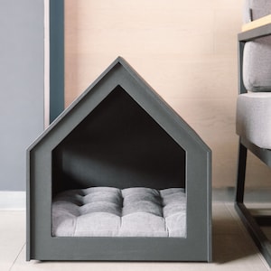 Minimalist dog and cat house Petso with all over painting/dog bed/cat bed/cat house/pet furniture/dog pillow/cat pillow/indoor dog house