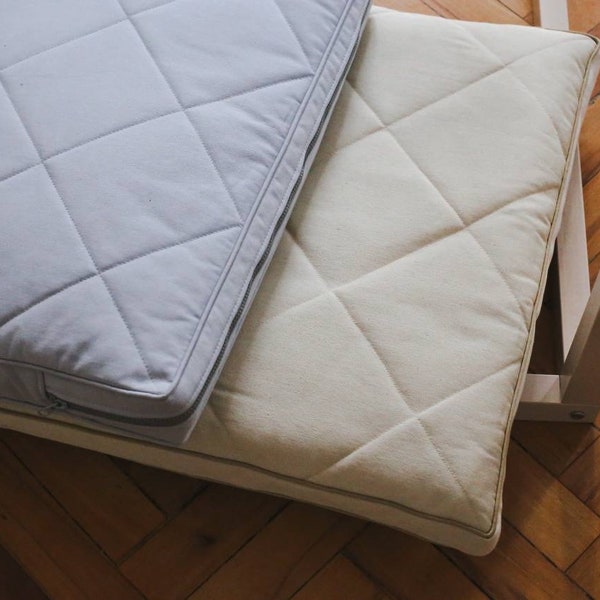 Cover with a zipper for cushions
