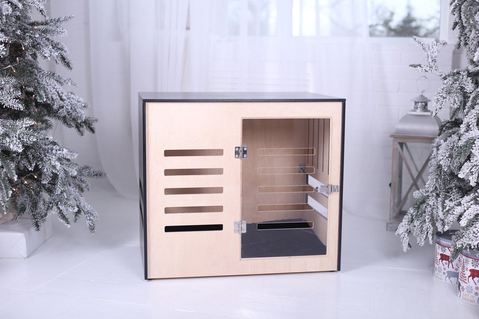 Picture of Modern Dog Crate With Acrylic Door With a Latch Dordrecht. Dog | Etsy