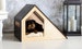 Modern dog house/indoor wooden dog house/dog kennel/dog bed/dog sleeping place/dog cushion/outdoor dog house/modern dog furniture/dog pillow 