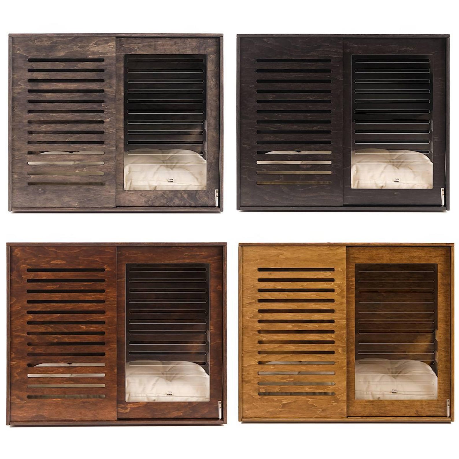 Modern Dog Crate With Sliding Door With a Stopper Dordrecht. Dog Kennel ...