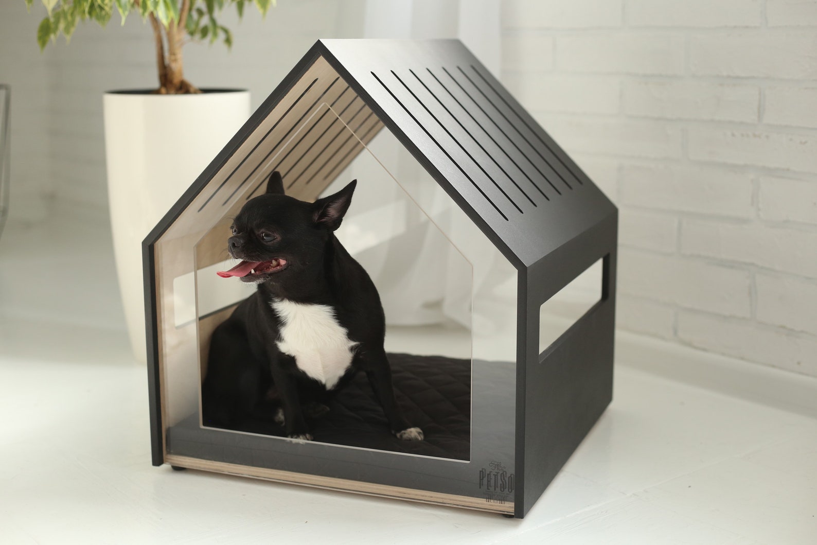 Modern Dog and Cat House With Transparent Sides Petso. Dog Etsy