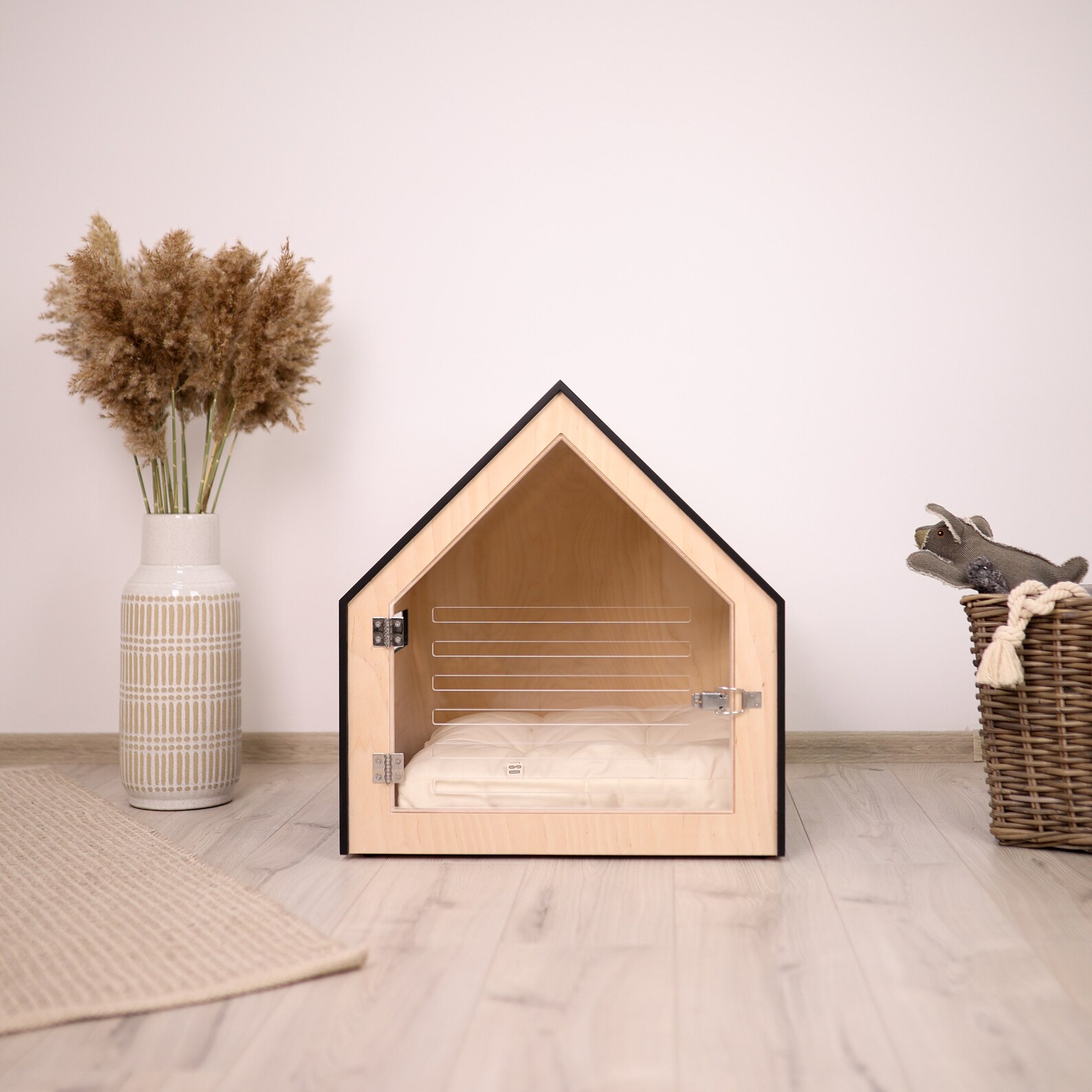 Picture of Petso - Premium Quality Dog Crate With Acrylic Door With a Latch and ...