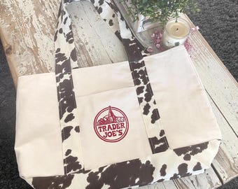 Custom Western Trader Joe’s Canvas Tote Bag
