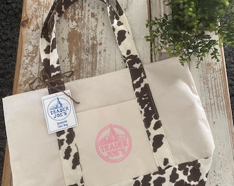 Custom Western Trader Joe’s Canvas Tote Bag