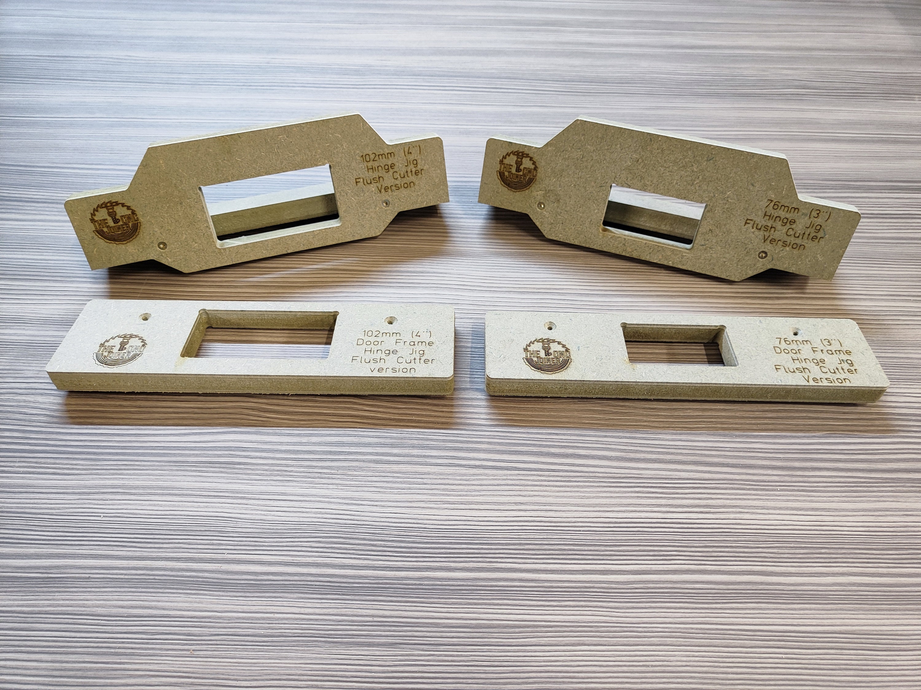 Door Hinge Router Jigs & Frame Hinge Jigs 102mm 4 and 76mm 3 Made in UK