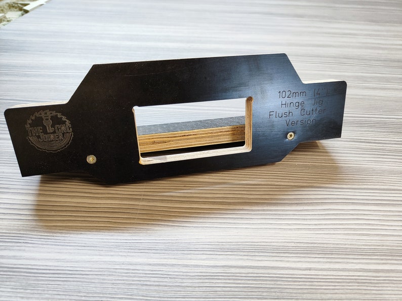 Door Hinge Router Jig Template 102mm 4 Made in UK Etsy UK