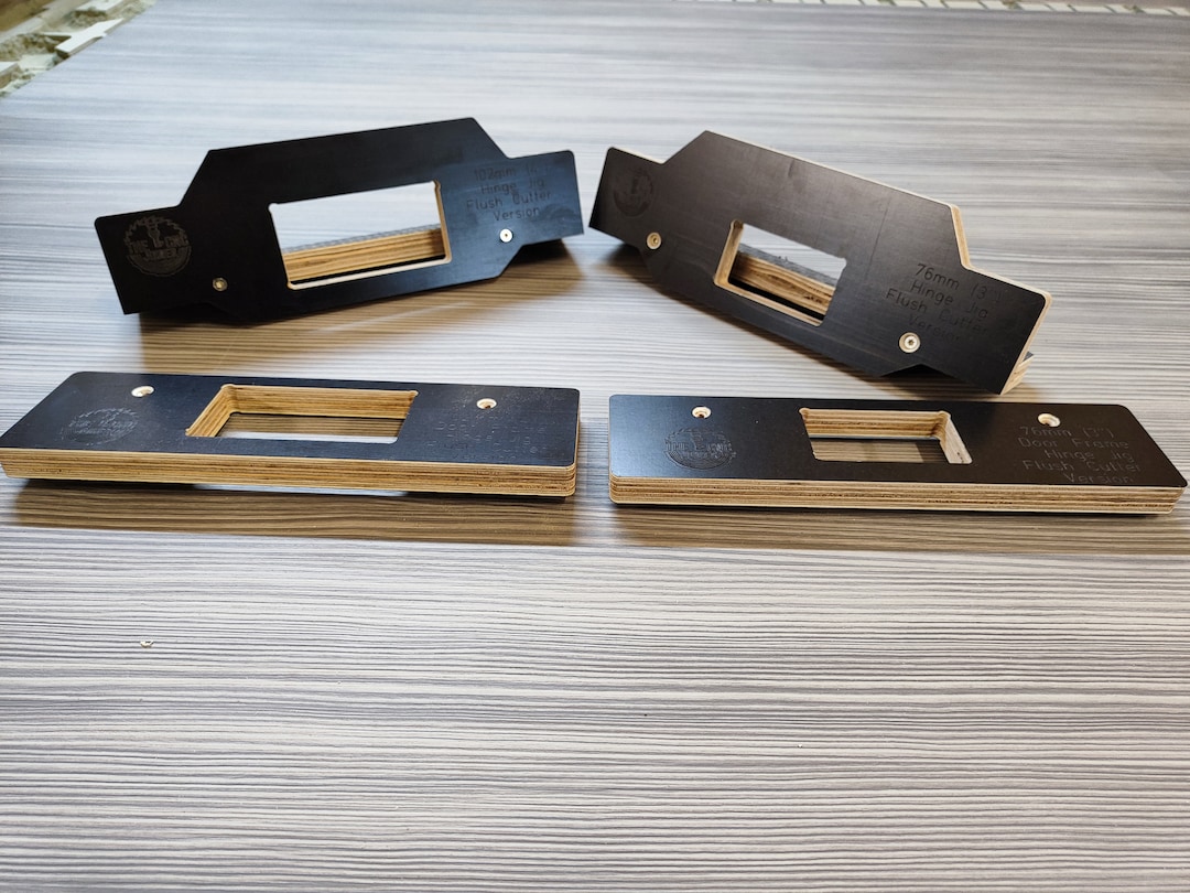 Door Hinge Router Jigs & Frame Hinge Jigs 102mm 4 and 76mm 3 Made in UK