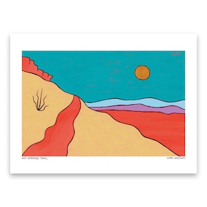 Hot Springs Trail - Art Print