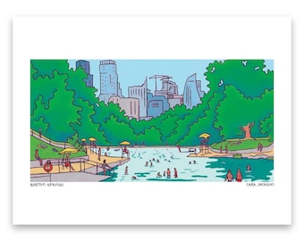 Barton Springs - Kunstdruck