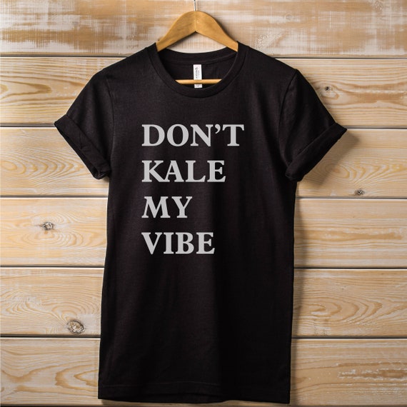 Womens Peas Don/'t Kale My Vibe T-Shirt Vegan Vegetarian Health ladies top gift