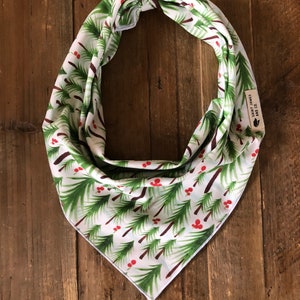 Christmas Tree Farm Dog Bandana// Christmas Dog Bandana// Holiday Dog Bandana// Winter Dog Bandana//