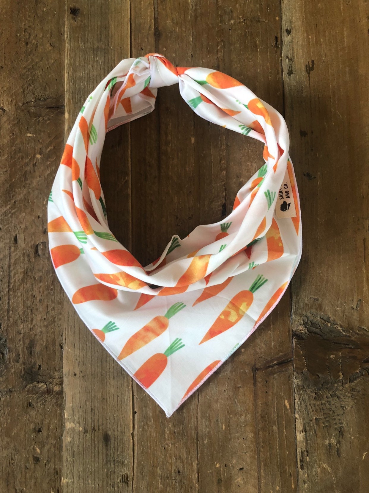 Easter Carrot Dog Bandana// Easter Dog Bandana// Carrot Dog Bandana