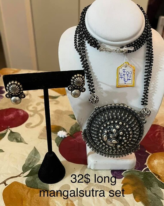 German silver mangalsutra deals