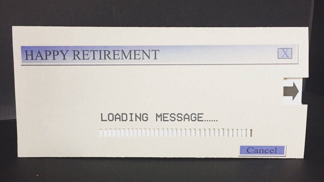 Loading Message Retirement - Etsy