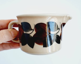 Arábia Finlândia Ruija Creamer Vintage pintado à mão Design por Raija Uosikkinen Fabricado na Finlândia