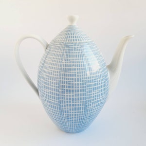 Arzberg Bast Coffee Pot 2000 Model Design by Heinrich Löffelhardt 1950s Mid-Century Modern Retro