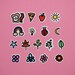 17 Piece Pack of Cute and Mini Stickers 