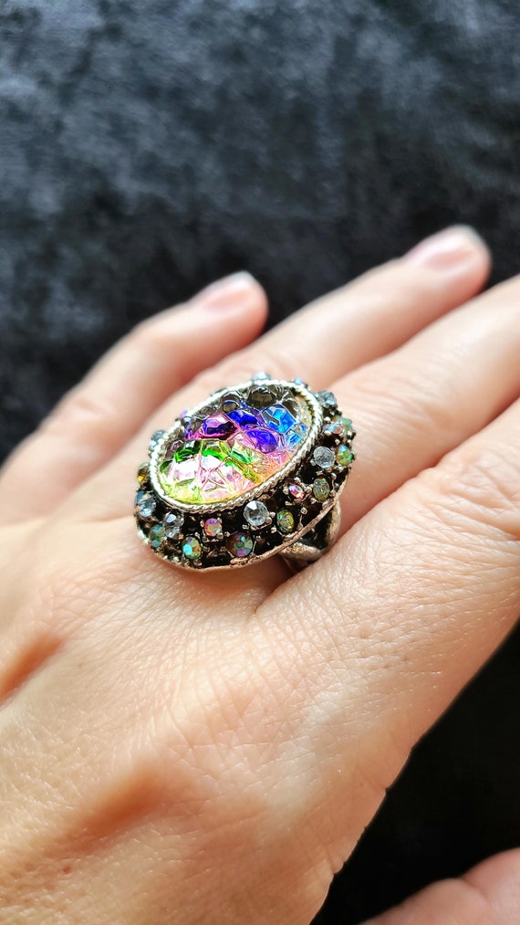 Ring- Metaverse | Prosperity Ring | Crystal Ring |