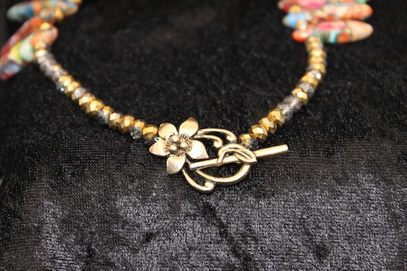 Multi-Colored Beaded Necklace - image 3