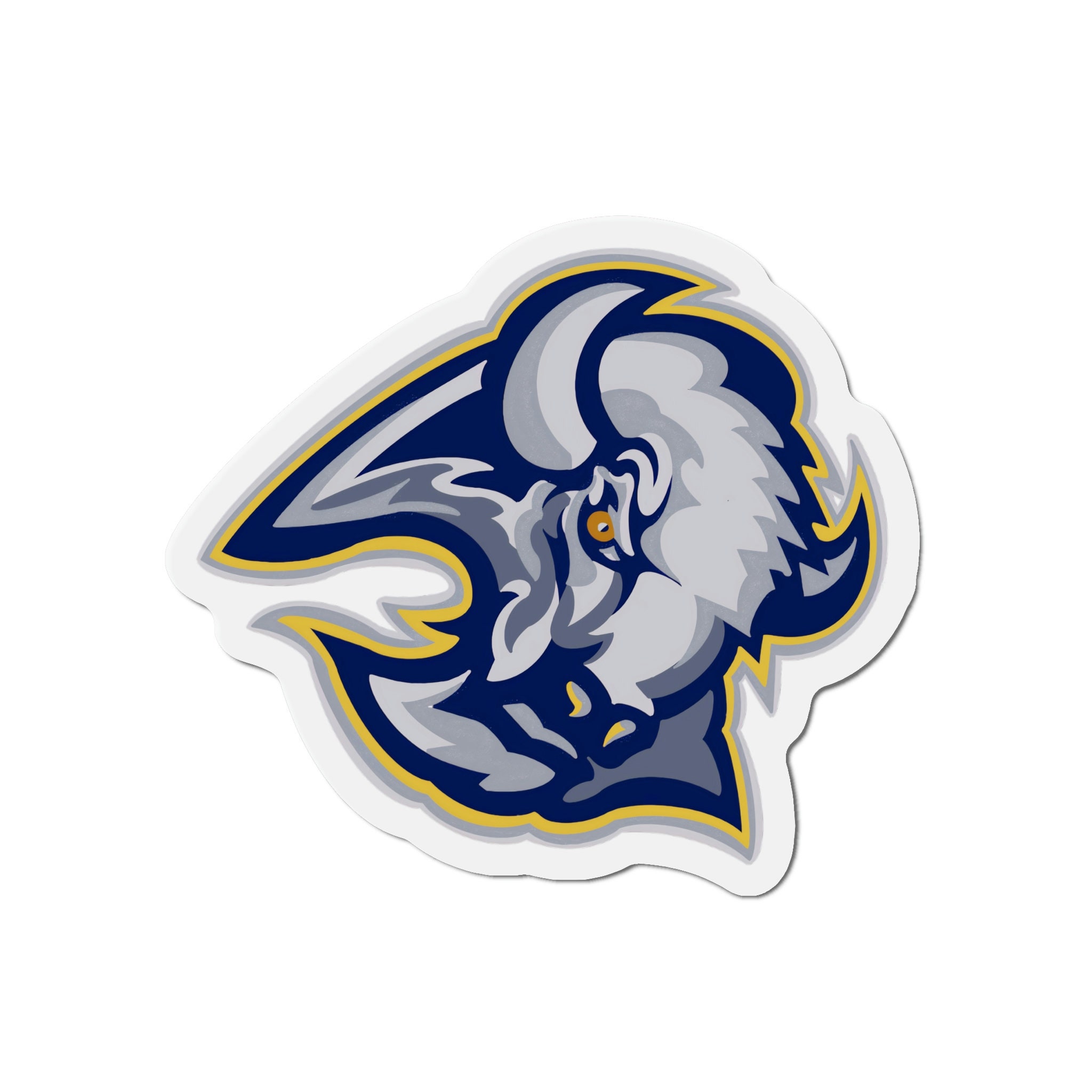 Buffalo Sabres Reverse Retro Logo - 4x4 Die Cut Decal at Sticker Shoppe