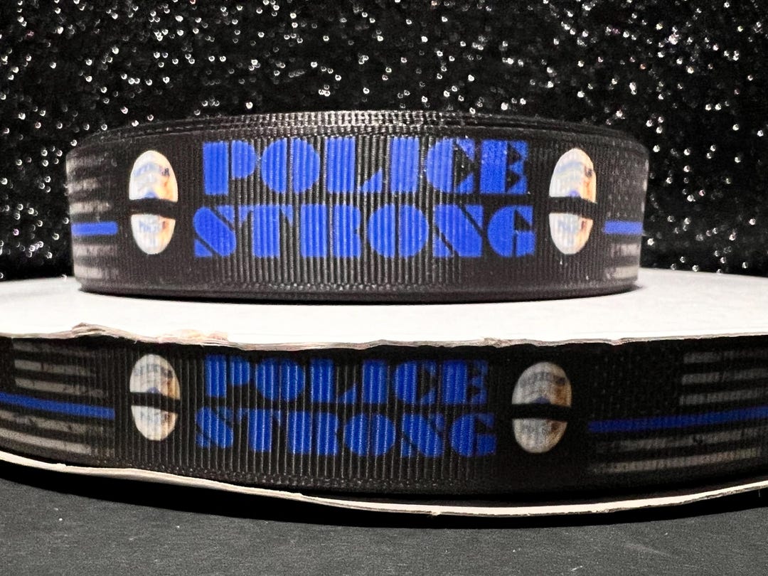 Hunter Strong Ribbon Police Strong Grosgrain Ribbon, 5/8