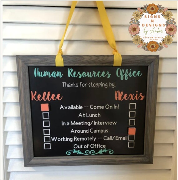 Office Sign In Board