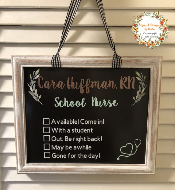 Nurse manager,Custom nurse office door sign,Nurse's station,Nurse decor