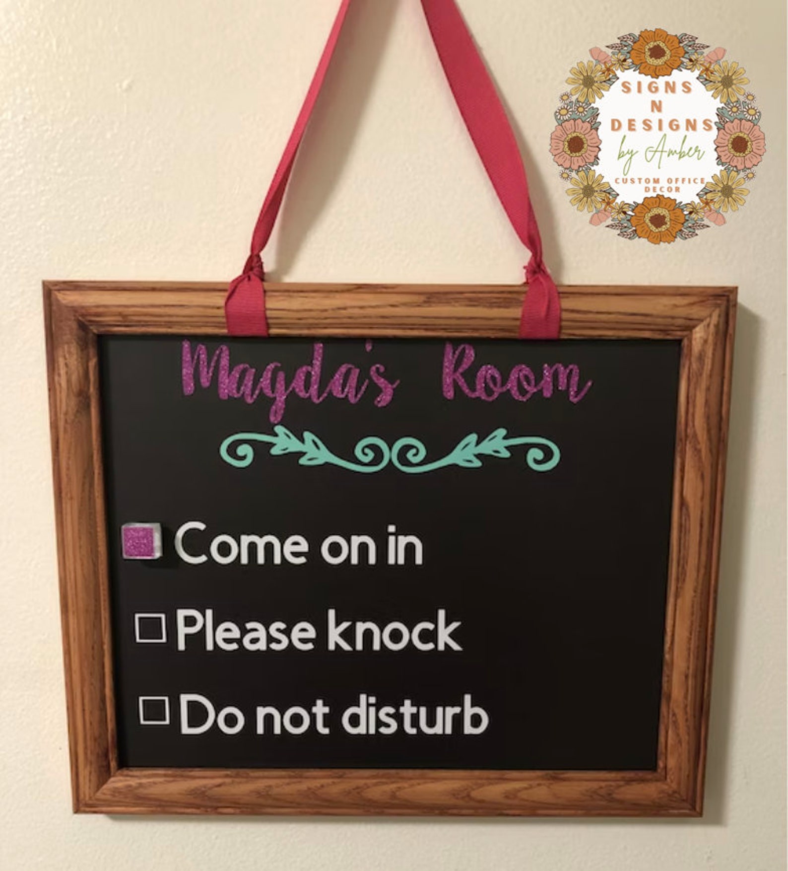 Kids Room Door Signprivacy Door Signvirtual Learning in Etsy