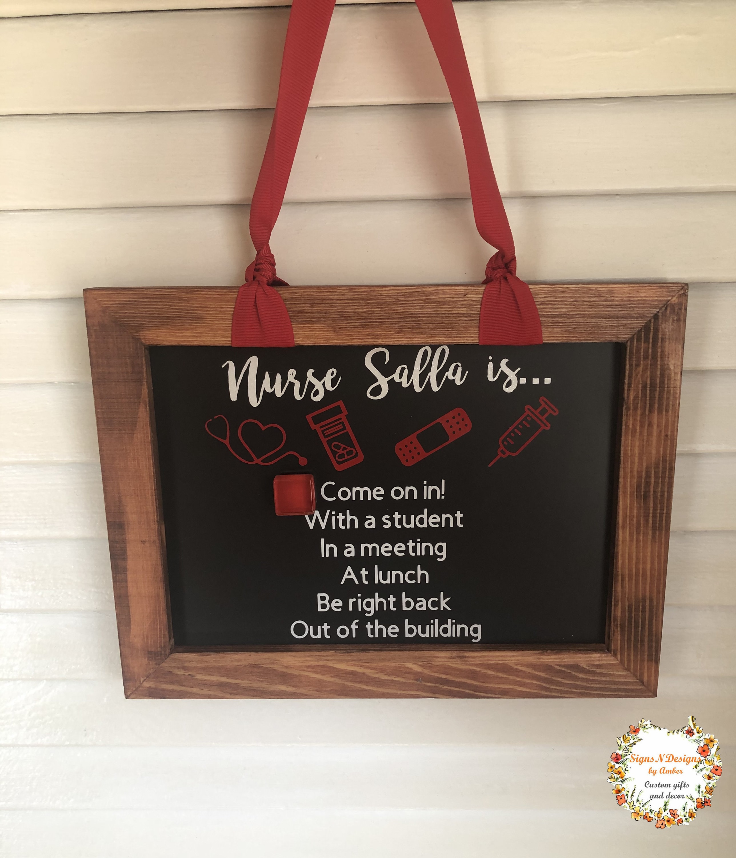 Nurse door signNurse office signSchool nurse giftRN giftRN Etsy