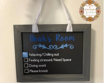 Boy's room door sign,Teenager door sign,Learning from home sign,Homeschool sign,Homeschool tool,Homeschool resources,Relaxing sign,Room sign