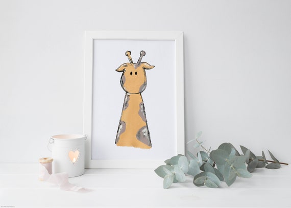 giraffe print nursery