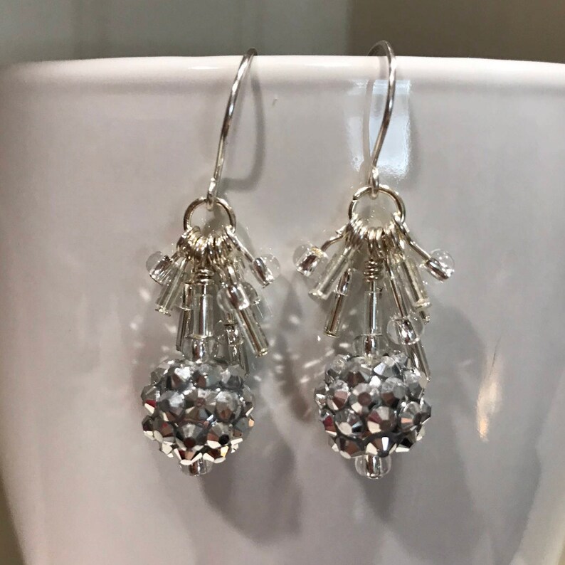 Disco Ball Earrings Etsy