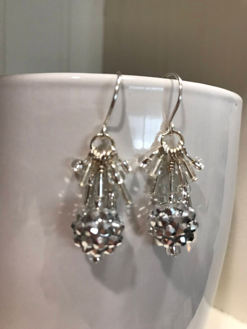 Disco Ball Earrings Etsy