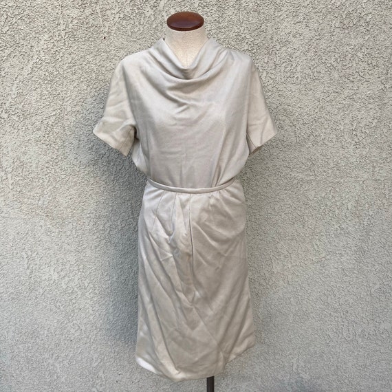 60s Gray BH Wragge Droop Neck Set Women's size 6-8