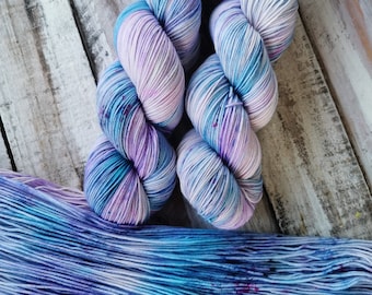 REPOSE on handdyed Merino Prima Sock Yarn Fingering Weight