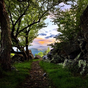 Virginia Mountain Photography Mountain Landscape Photography Print, Sunrise Photography, Blue Ridge wall art, healing nature gift