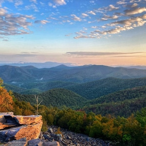 Virginia Mountain Photography Mountain Landscape Photography Print, Sunrise art, Appalachian Trail, Blue Ridge wall art, healing nature gift