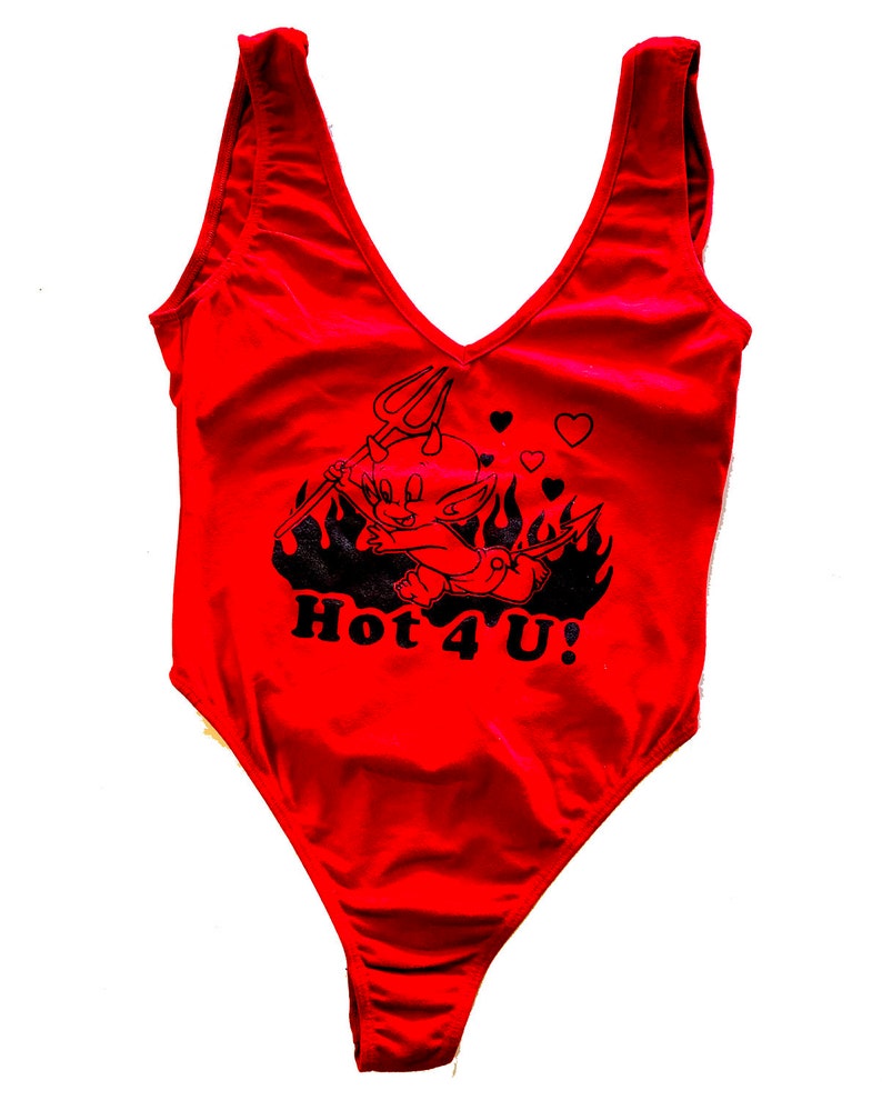 Hot 4 You Devil Bodysuit