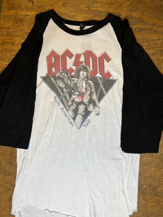 Vintage ACDC North American Tour Size Medium