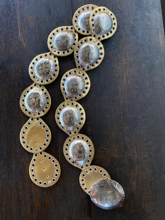 Vintage 80's Gold Belt