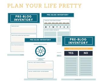 Pre Blog Inventory and Niche Finder for begginer bloggers