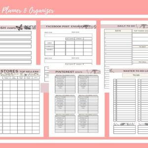 Poshmark Planner, Selling on Poshmark, Listing Planner, Business ...