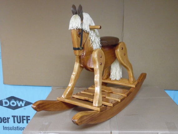 handcrafted rocking horses