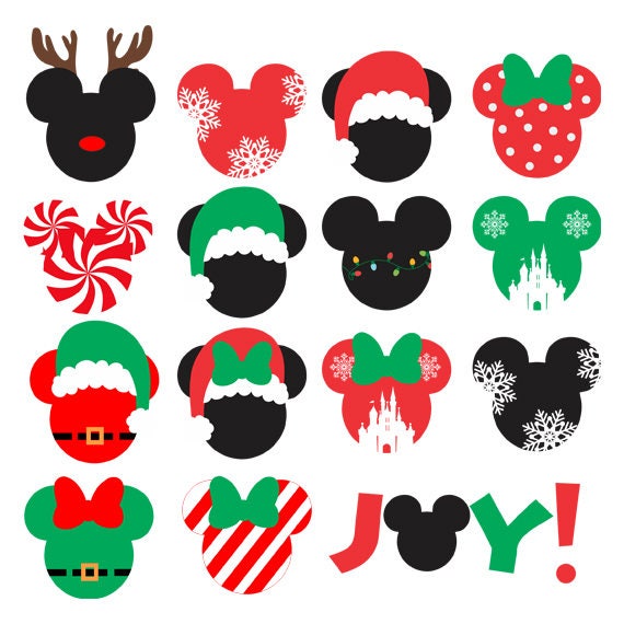 Download Disney Christmas SVG Bundle Christmas Mickey SVG Pack | Etsy