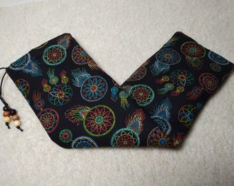 Flute Bag, Padded & Lined, MidRange Flute Size DreamCatcher Fabric