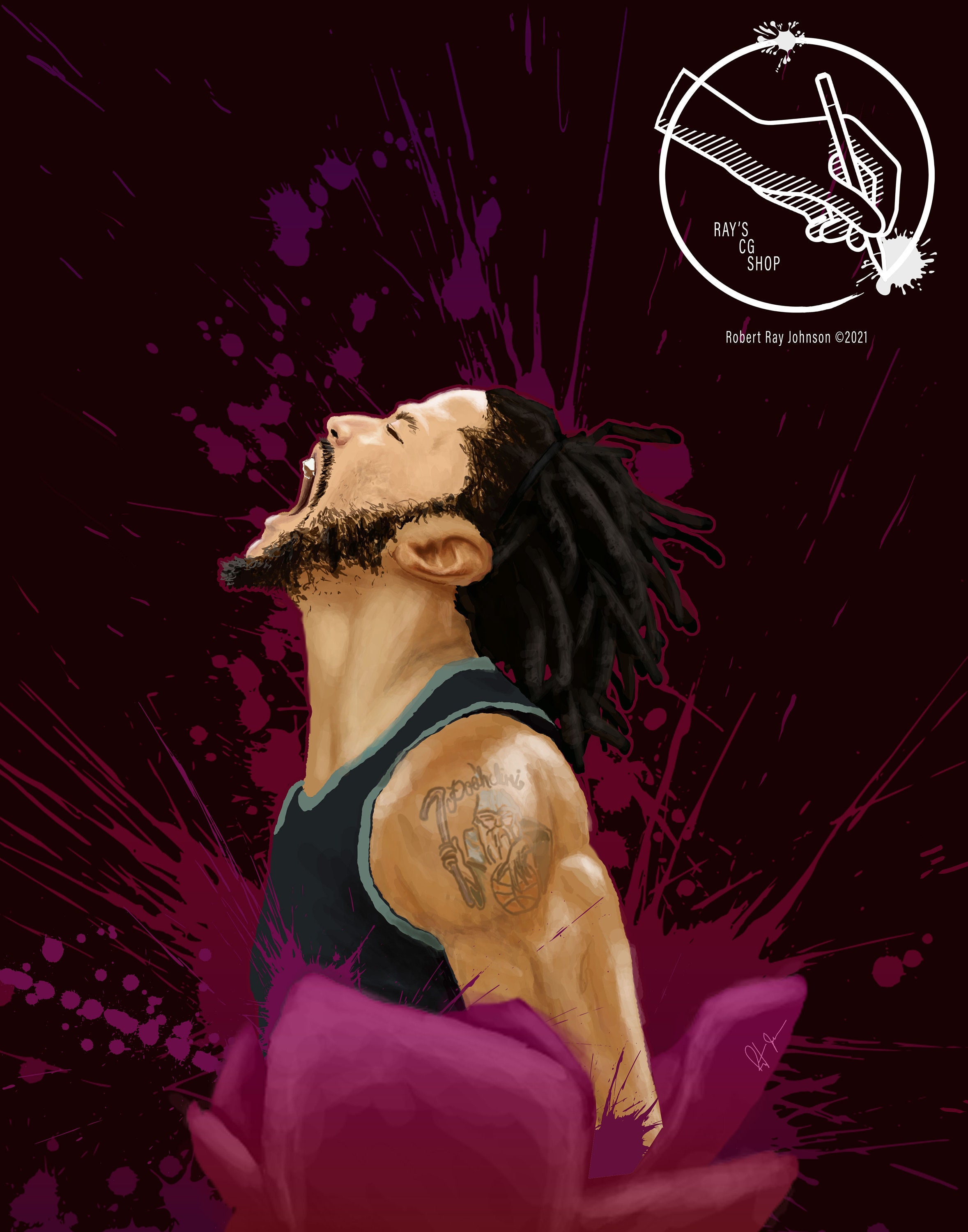 Derrick rose fan art hot sale